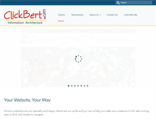 Tablet Screenshot of clickbert.com